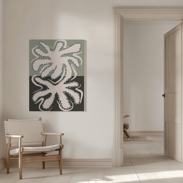 Reflected Octopus Forms | Canvas - Room Interior 1