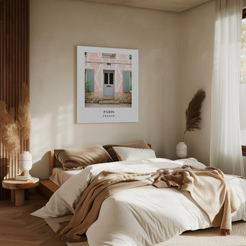 Paris France Travel poster | Canvas - Room Interior 2