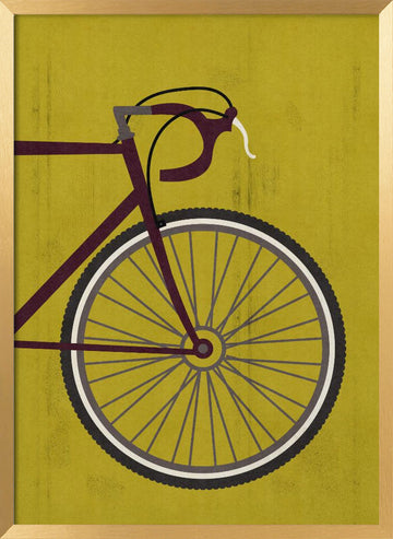 Classic Bicycle Style | Poster - Gold Frame Interior