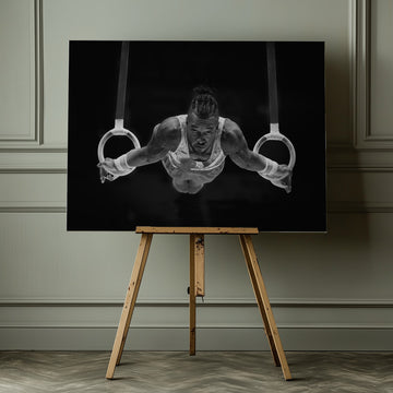 Focused Gymnast Power | Canvas - Room Interior 1