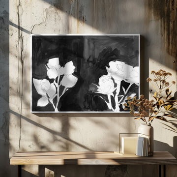 Elegant Night Blooms | Canvas - Room Interior 2