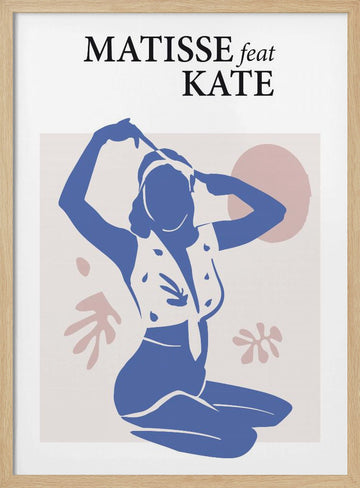 Matisse Feat Kate | Poster - Wood Frame Interior