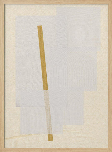 Golden Balance | Poster - Wood Frame Interior