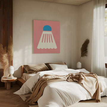 Badminton White Blue | Canvas - Room Interior 2