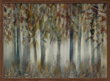 The dark forest | Poster - Walnut Frame Interior