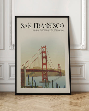 Golden Gate Bridge California | Poster - Room Interior 1