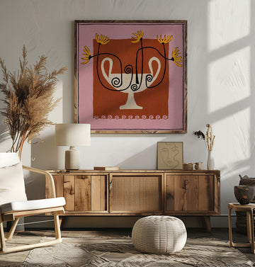 Out of Vase Blooms 12 | Poster - Room Interior 2