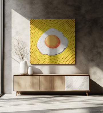 Sunny Side Pop Art | Canvas - Room Interior 2