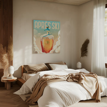 Après Ski Beer Fun | Canvas - Room Interior 2