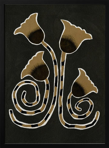 Delicate Bloom 9 | Poster - Black Metal Frame Interior