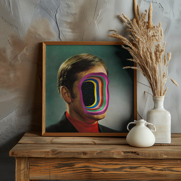 Man's Cosmic Face | Poster - Room Interior 1