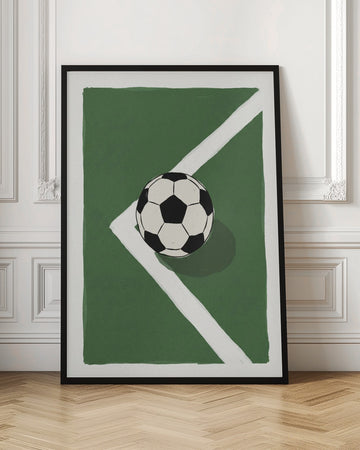 Soccer Ball Corner | Poster - Room Interior 1