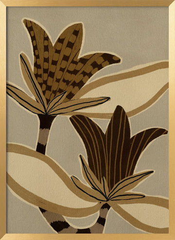 Delicate Bloom 12 | Poster - Gold Frame Interior