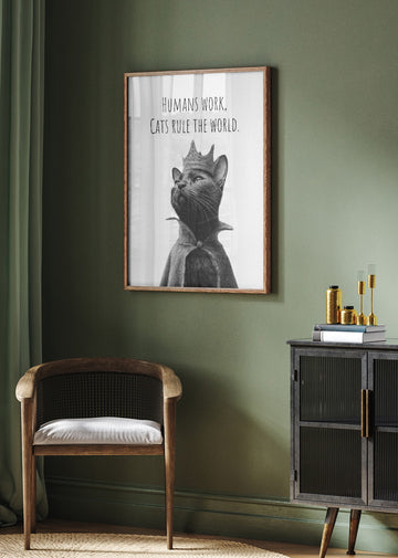 Majestic Cat King | Poster - Room Interior 2
