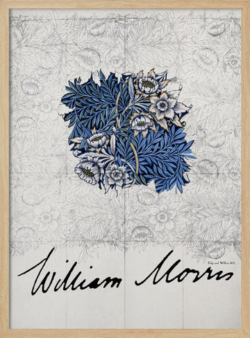 Tulip and Willow | Poster - Wood Frame Interior
