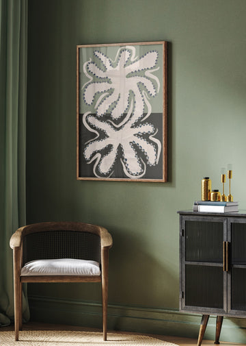 Reflected Octopus Forms | Poster - Room Interior 2