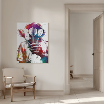 Vibrant Darts Player | Canvas - Room Interior 1