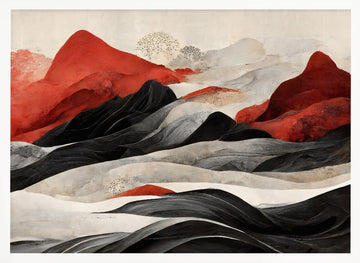 Crimson Peaks | Poster - White Frame Interior