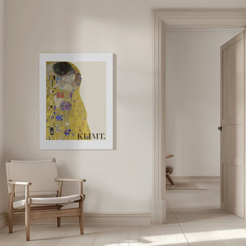 The Kiss (1907–1908) Special Poster Crop | Canvas - Room Interior 1