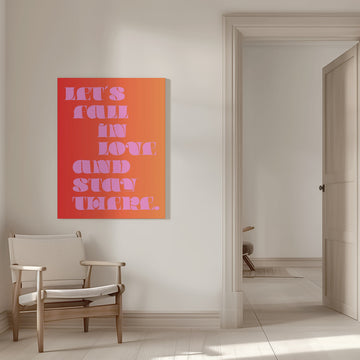 Let's Fall In Love | Canvas - Room Interior 1