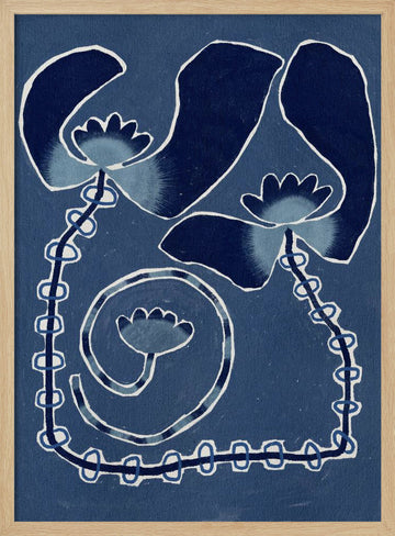 Delicate Bloom 13 | Poster - Wood Frame Interior