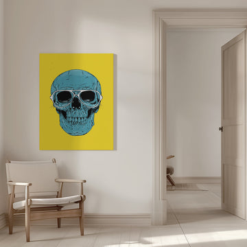 Cool Skull Aviators | Canvas - Room Interior 1