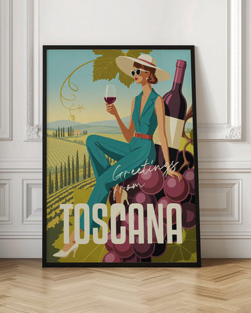 Tuscan Wine Country Style | Poster - Room Interior 1