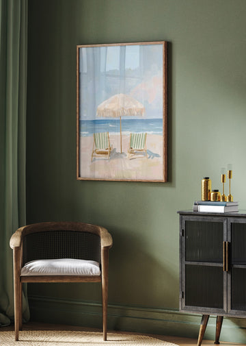 Serene Beach Day | Poster - Room Interior 2