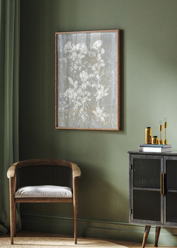 Faded Floral Silhouette | Poster - Room Interior 2