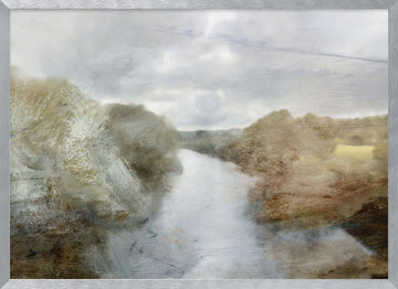 River | Poster - Silver Frame Interior