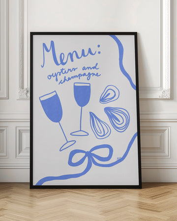 Oysters and Champagne | Poster - Room Interior 1