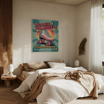 Boogie Wheels Disco Dreams | Canvas - Room Interior 2