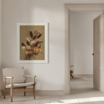 Sumac and Milkweed By Ellen Thayer Fisher | Canvas - Room Interior 1