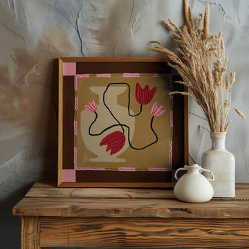 Out of Vase Blooms 4 | Poster - Room Interior 1