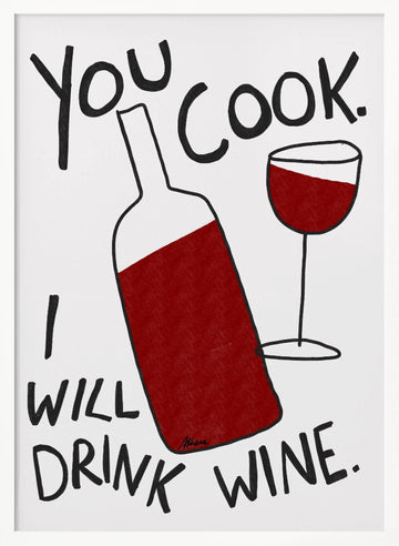 You Cook! | Poster - White Frame Interior