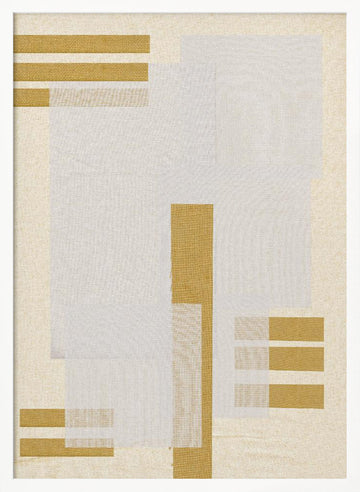 Golden Harmony | Poster - White Frame Interior