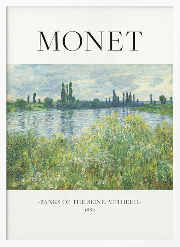 Banks Of The Seine | Poster - White Frame Interior