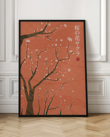 Sakura Cherry Blossoms | Poster - Room Interior 1