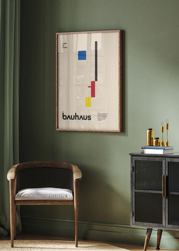 Bauhaus Geometric Abstract | Poster - Room Interior 2