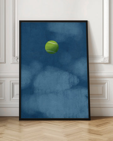 Floating Tennis Ball | Poster - Room Interior 1