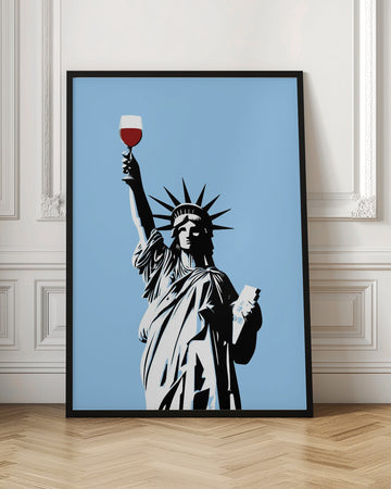Lady Liberty Wine | Poster - Room Interior 1