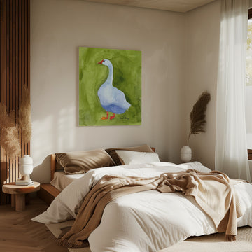 Elegant White Goose | Canvas - Room Interior 2