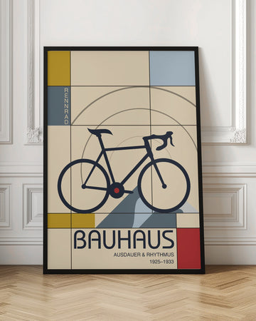 Geometric Racing Bicycle | Poster - Room Interior 1