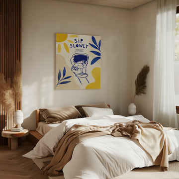 Sip Slowly Summer | Canvas - Room Interior 2
