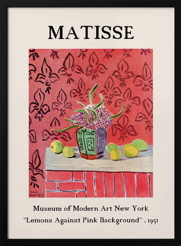 Vibrant Floralscape | Poster - Black Metal Frame Interior