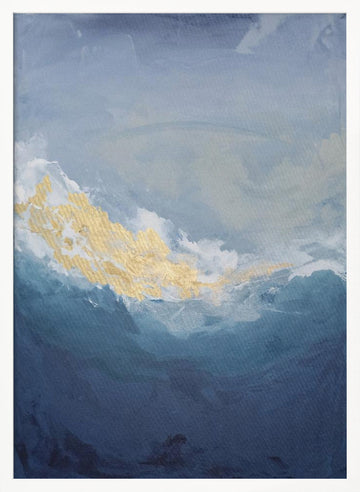 Natural Beauty of Ocean | Poster - White Frame Interior