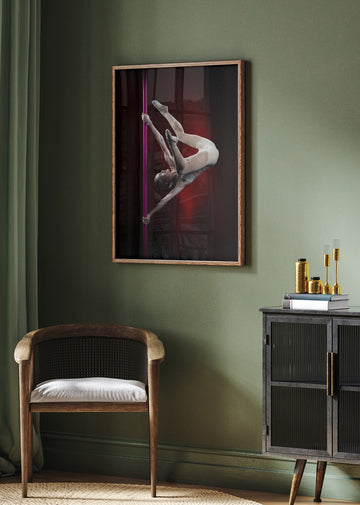Graceful Pole Dance | Poster - Room Interior 2