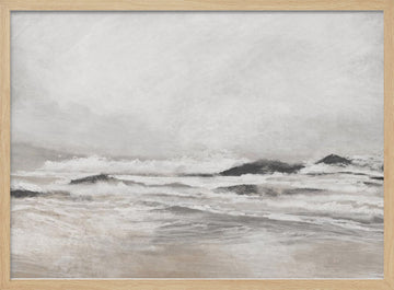 September Coast | Poster - Wood Frame Interior