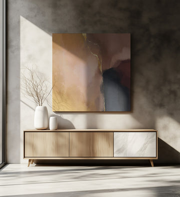 Elegant Abstract Gold | Canvas - Room Interior 2