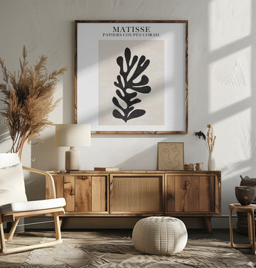 Coral Silhouette | Poster - Room Interior 2